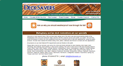 Desktop Screenshot of decksavers.us